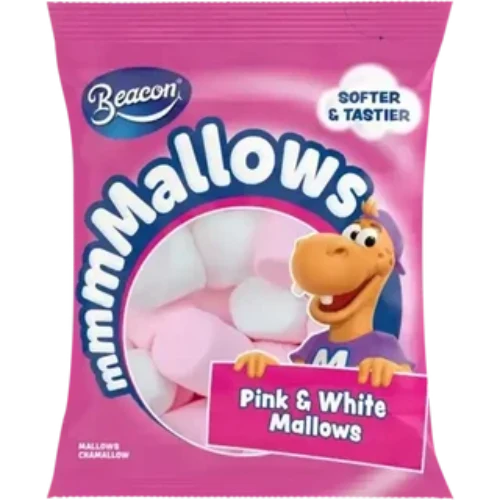 Beacon Pink and White Mallows 135g