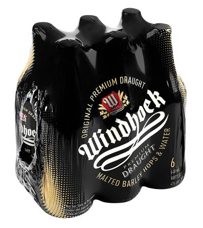 Windhoek Draught 440ml - 6 pack